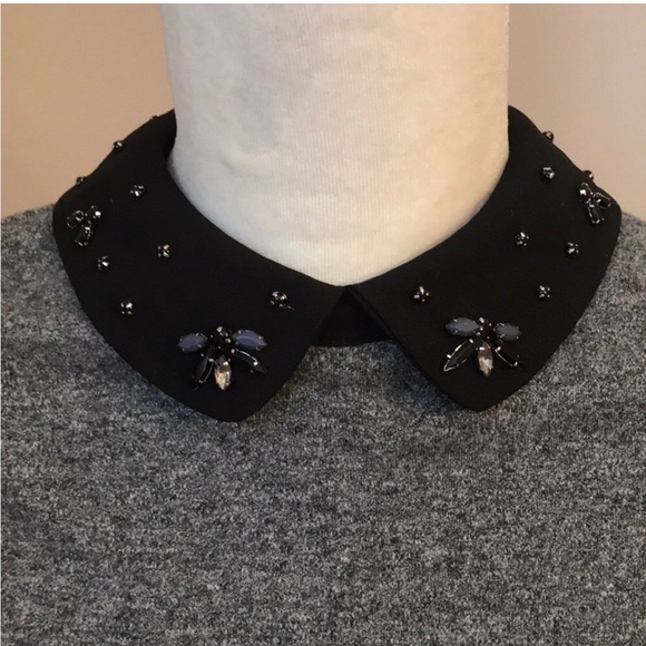 LOFT sequin collar mini dress - Picture 2 of 3